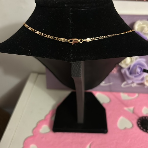 Cadena 18 k gold plated de corazón - Picture 3 of 5